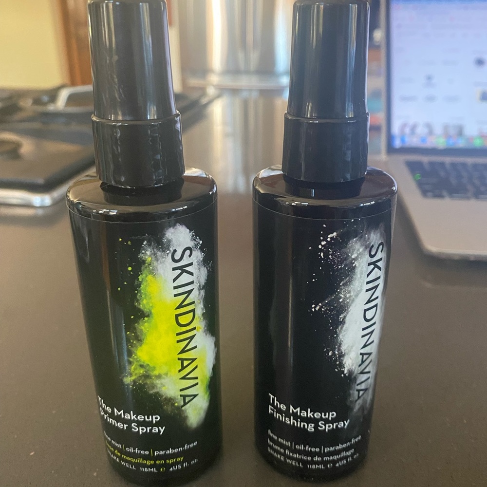 New SKINDINAVIA MAKEUP FINISHING AND PRIMER SPRAY